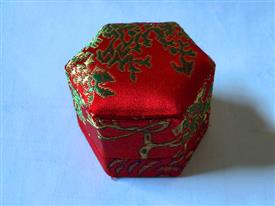 安宮六角錦鍛（duàn）盒